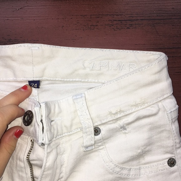 White Carmar Jeans - Picture 3 of 4